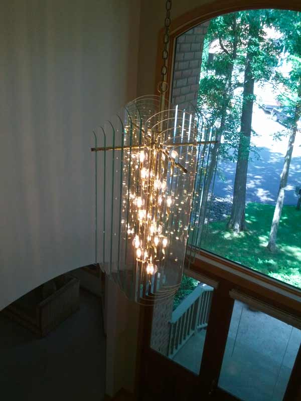 Chandelier cleaning
