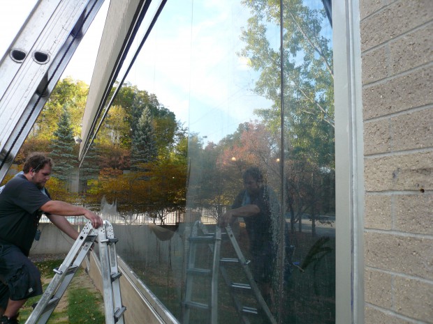 Commercial window cleaning